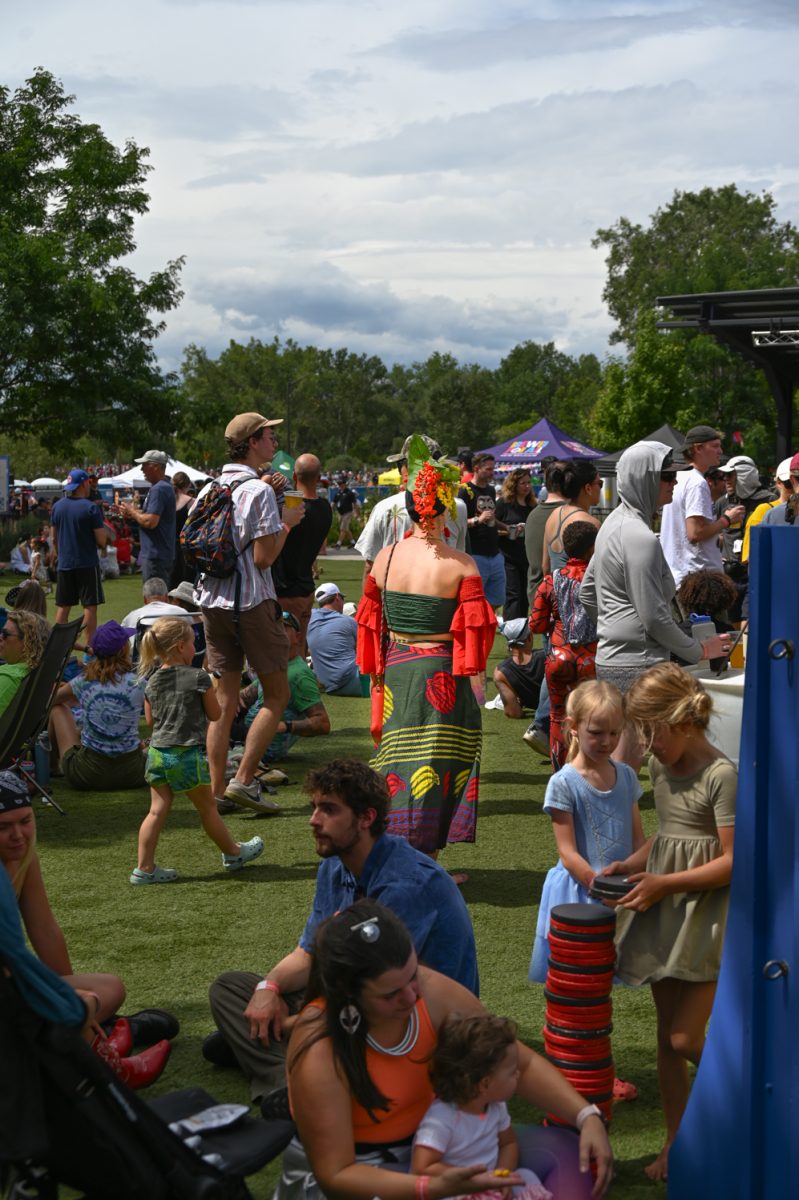 Elly Raisi walks among many other Tour De fat participants during this years Tour De Fate on August 24, 2024.