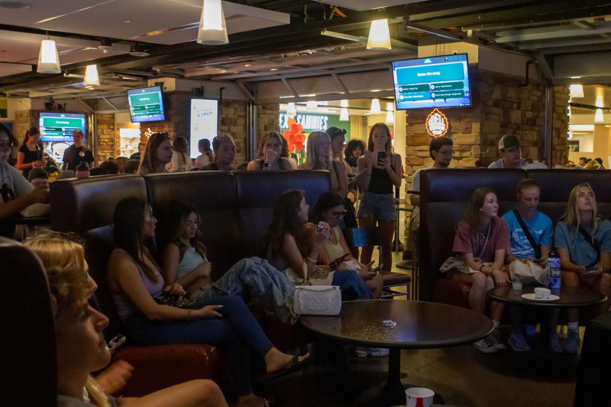 The Ramskellar underneath the Lory Student Center hosted music trivia for students during Ramapalooza. Aug.16.