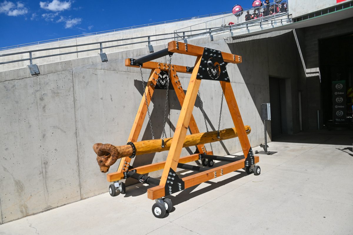 Battering ram at the CSU vs. UTEP football game on Sept. 21, 2024. 