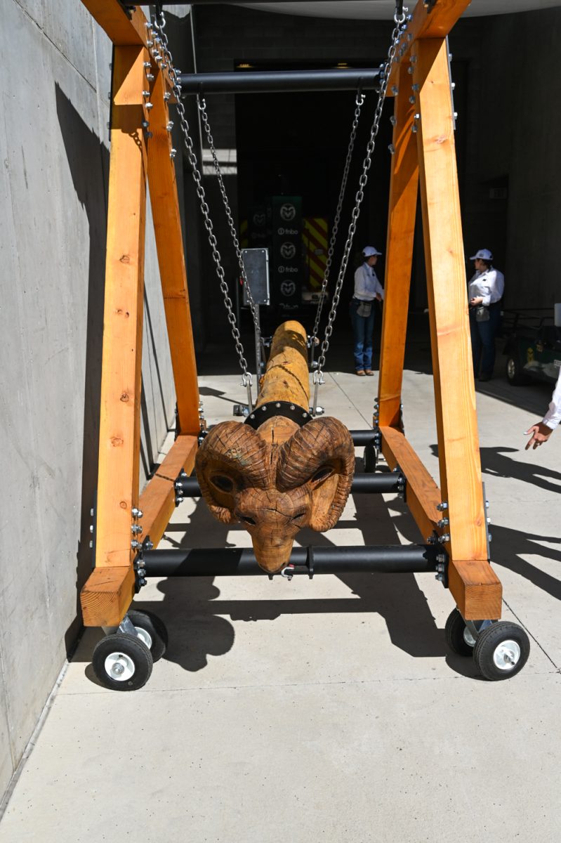 Battering ram at the CSU vs. UTEP football game on Sept. 21, 2024. 