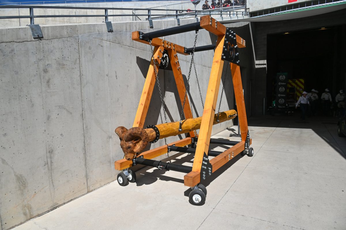 Battering ram at the CSU vs. UTEP football game on Sept. 21, 2024. 