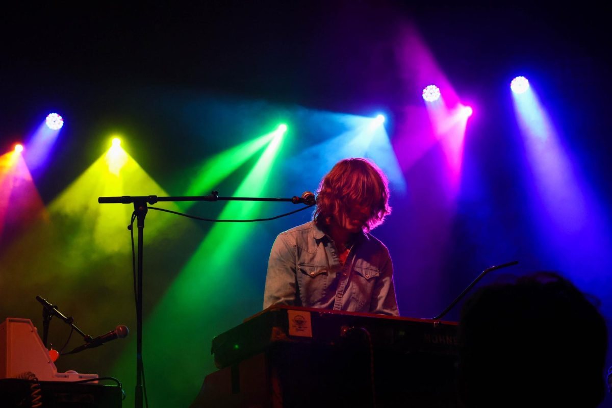 Neal Francis preforms at The Aggie Theatre Sept. 11. The bands performance filled the venue with psychedelic funk and in return the audience filled it with a wave of dancing. "This is the best show of the tour so far," Francis says. 