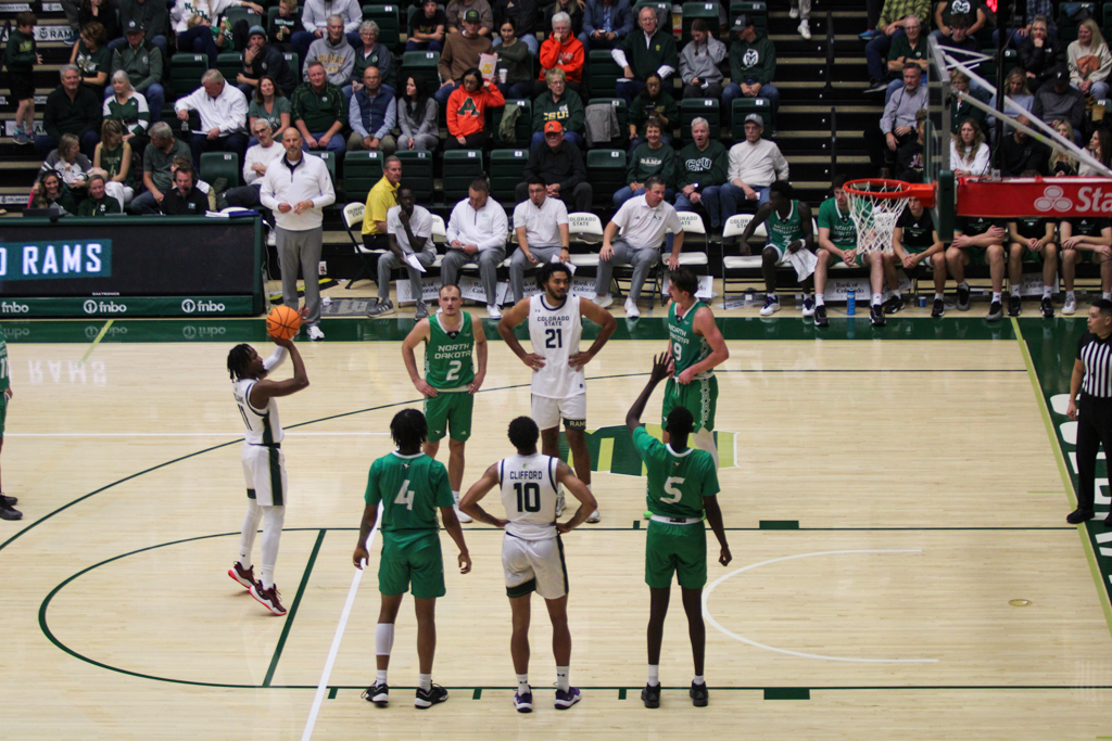 Keshawn Williams (11) shoots a free throw.