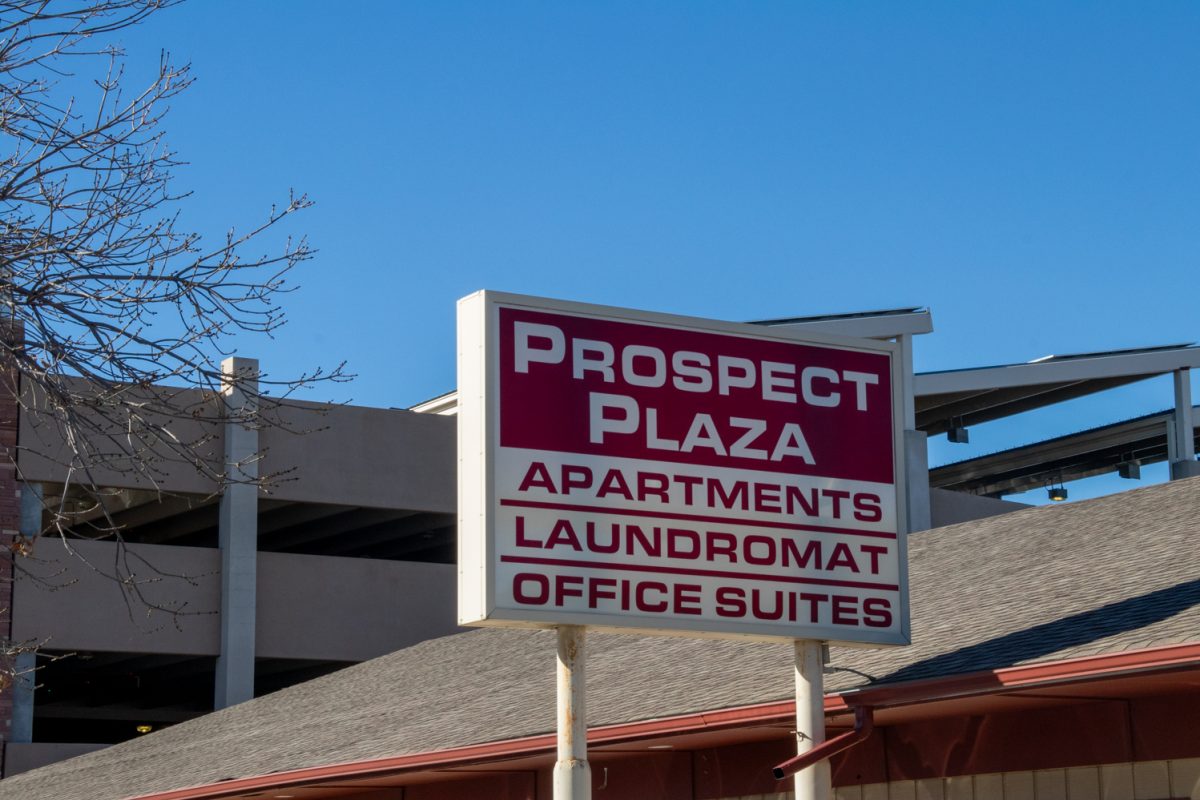An image of a sign for a building.