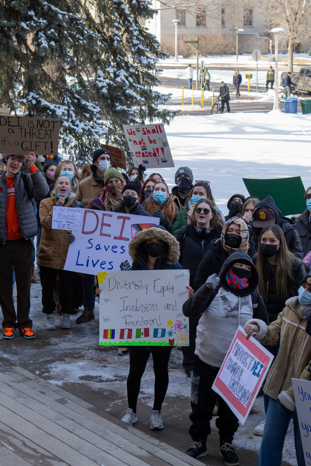 Gallery: Students respond to federal DEI policies