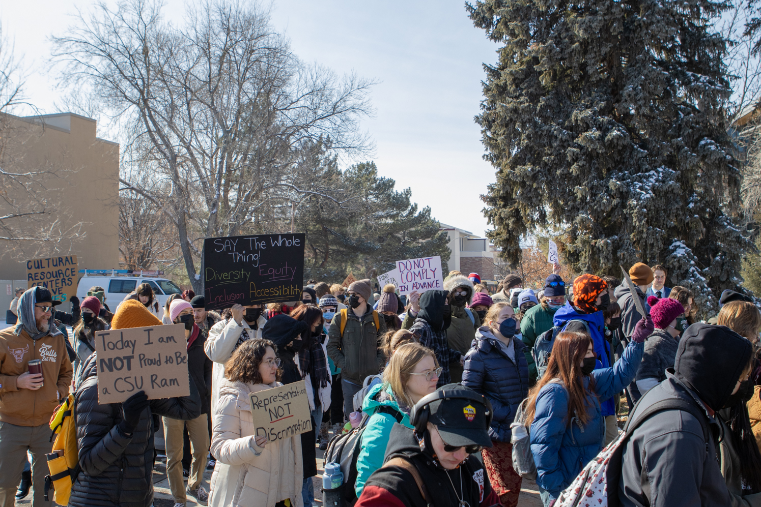 Gallery: Students respond to federal DEI policies