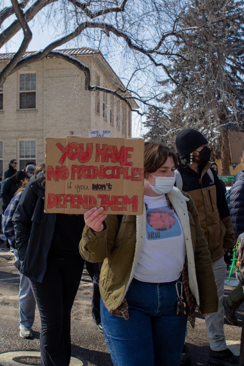 Students protesting.
