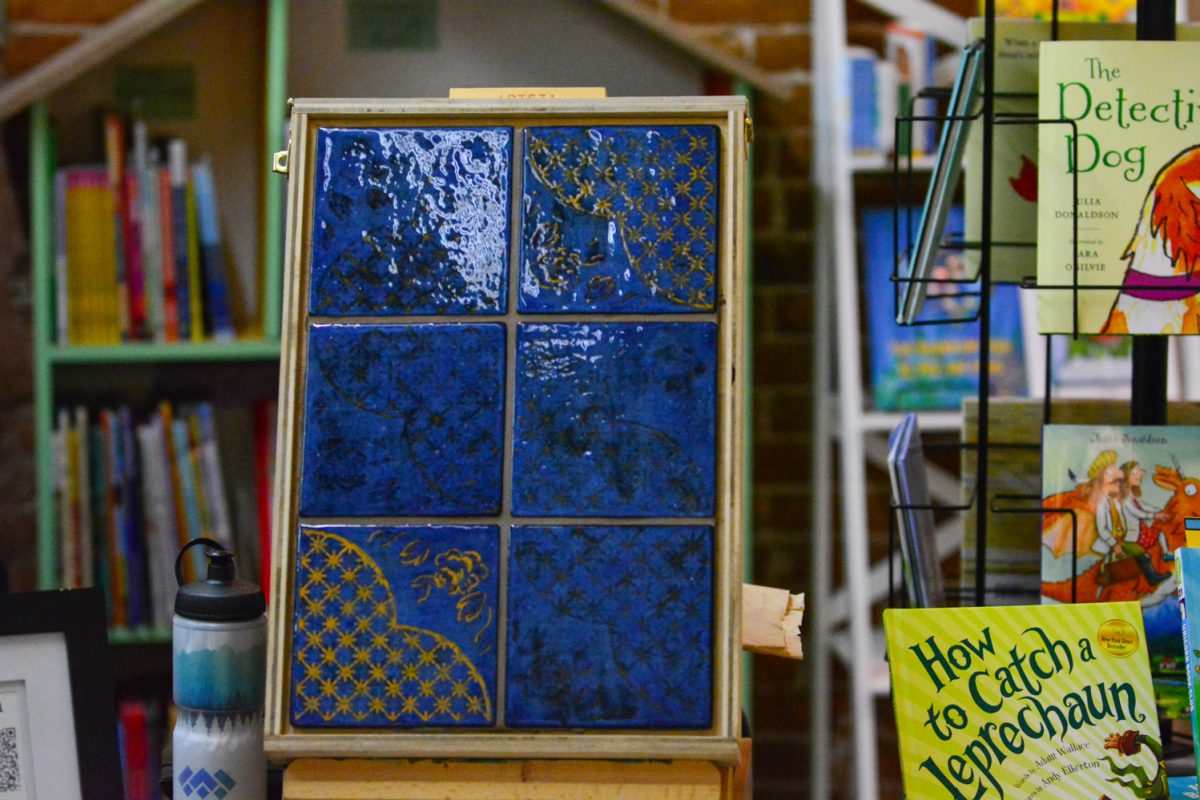 Beautiful tile that was showcased at the art walk in old town Fort Collins March 8. "We want to reduce the hurdles, the challenges and sort of like application fees" Xavier said "All the types of things that artists have to like, hoops that artists have to jump through to in order to show their work." This art walk is an opportunity for local artists to showcase their art.