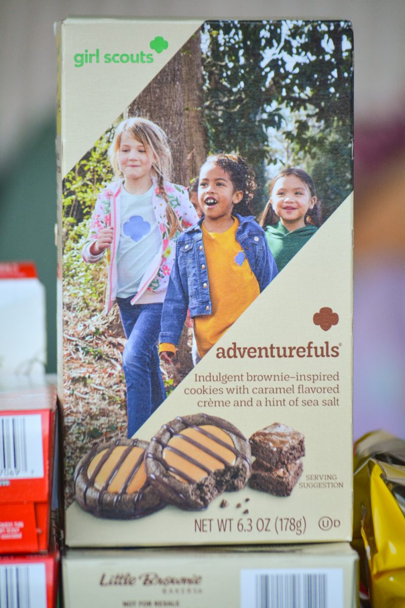 Girl Scouts of Colorado presents a brownie cookie called Adventurefuls Feb. 25. Girl Scouts is a club teaching young girls entrepreneurship by selling cookies