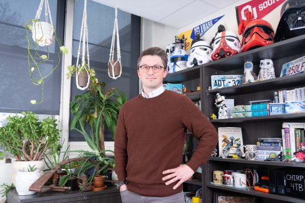 Image of a man in his office.