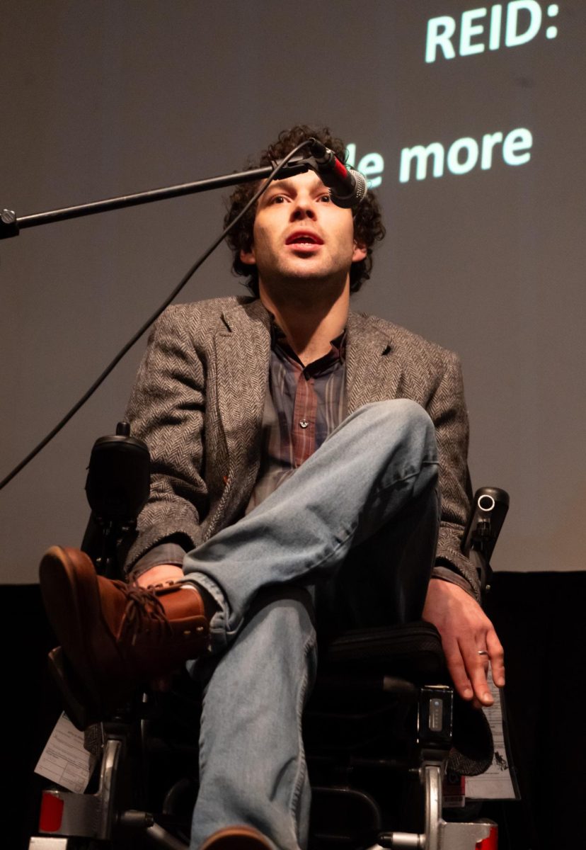 Reid Davenport, director of Life After, shown at the 10th annual ACT Human Rights Film Festival, came on stage for an interactive interview following the showing of his film. Life After was awarded the US Documentary Special Jury Award at the 2025 Sundance Film Festival. 