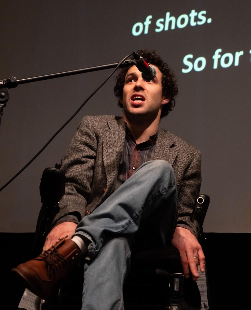 Reid Davenport, director of Life After, shown at the 10th annual ACT Human Rights Film Festival, came on stage for an interactive interview following the showing of his film. Life After was awarded the US Documentary Special Jury Award at the 2025 Sundance Film Festival. 
