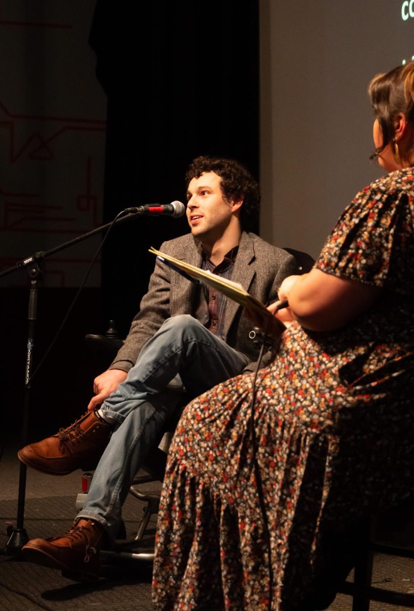 Reid Davenport, director of Life After, shown at the 10th annual ACT Human Rights Film Festival, came on stage for an interactive interview following the showing of his film. Life After was awarded the US Documentary Special Jury Award at the 2025 Sundance Film Festival. 