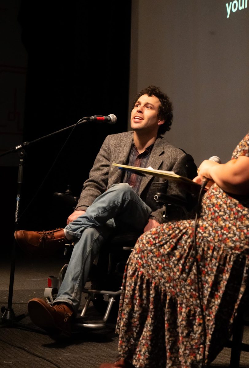 Reid Davenport, director of Life After, shown at the 10th annual ACT Human Rights Film Festival, came on stage for an interactive interview following the showing of his film. Life After was awarded the US Documentary Special Jury Award at the 2025 Sundance Film Festival. 