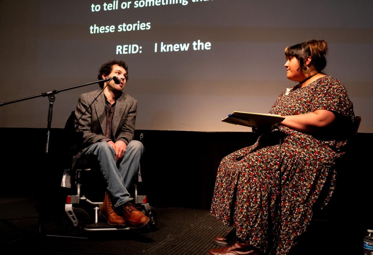 After the showing of Life After, director Reid Davenport sat with Abby Clark for a Q&A. Reid received a standing ovation from the audience after the film, which highlights the missing voices of the disability community in the contemporary debate about assisted dying. "There were so many similar stories with different circumstances that I think have the same message," Davenport said. 