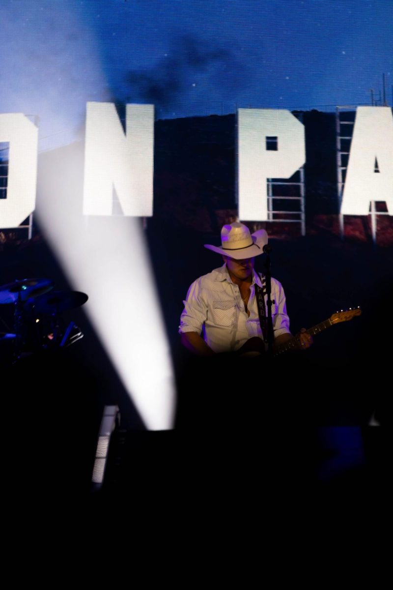 Country music artist Jon Pardi performs at PBR's The Last Cowboy Standing event at Colorado State University's Canvas Stadium in Fort Collins Colorado on July 22, 2025. Photo taken by Erica Pickering.