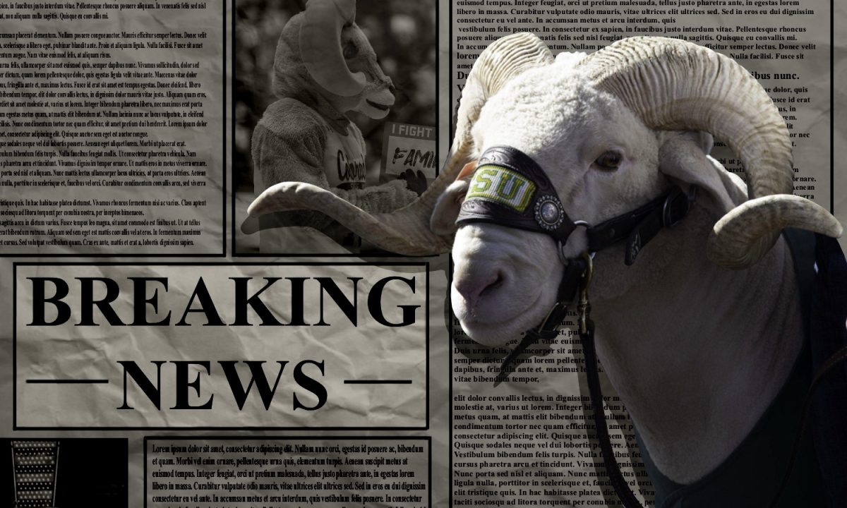 Can over the top of a newspaper with the words “BREAKING NEWS”