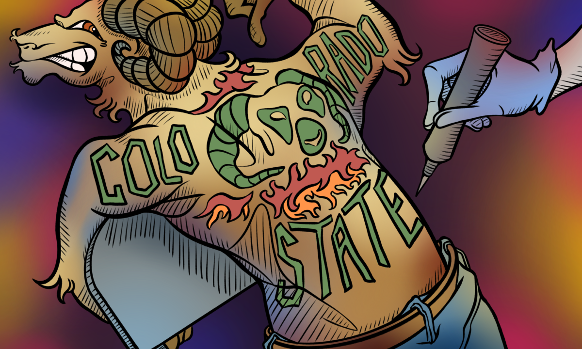 Can getting “colorado state” tattooed onto his back
