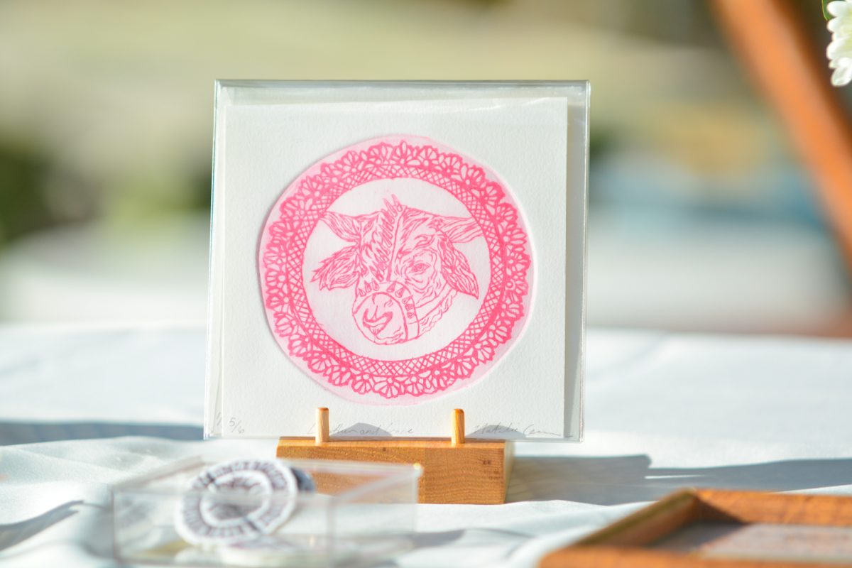 A piece of art at the Common Ground event hosted by the Lyric Oct. 19. This event is featuring the Alpine Arts Collective.