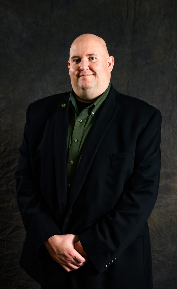 Fort Collins mayoral candidate Adam Eggleston poses for a portrait Oct. 17.