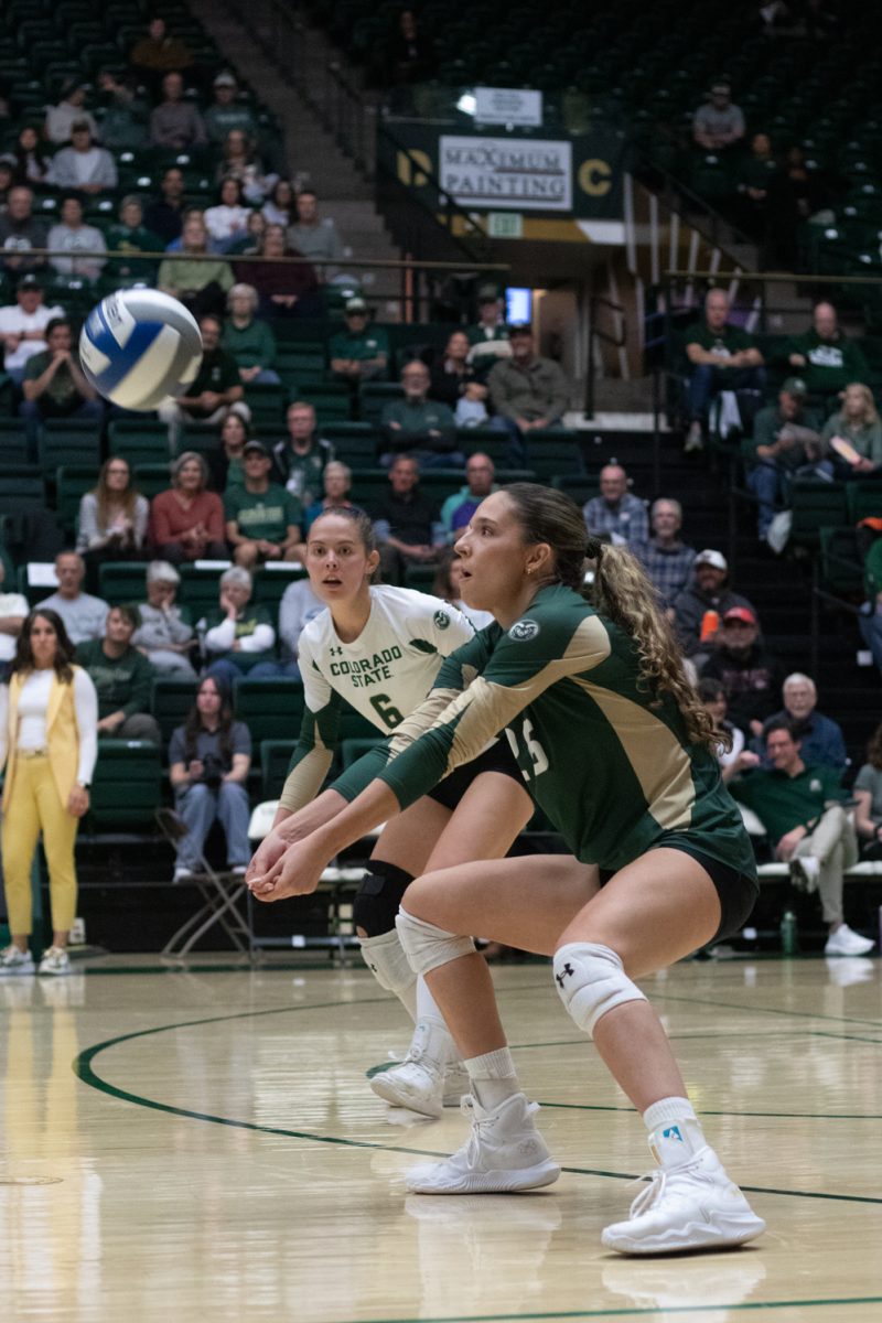 Maria Brun (26) passes the ball  during the match versus Air Force Oct 23. The Rams beat the Falcons 3-1.