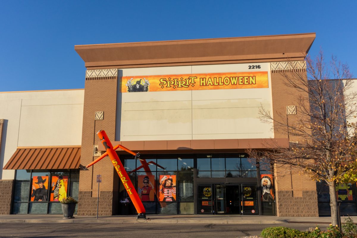 A Spirit Halloween store sits off Harmony Road in Fort Collins Oct. 24. Spirit Halloween is a seasonal chain only open during the Halloween season.