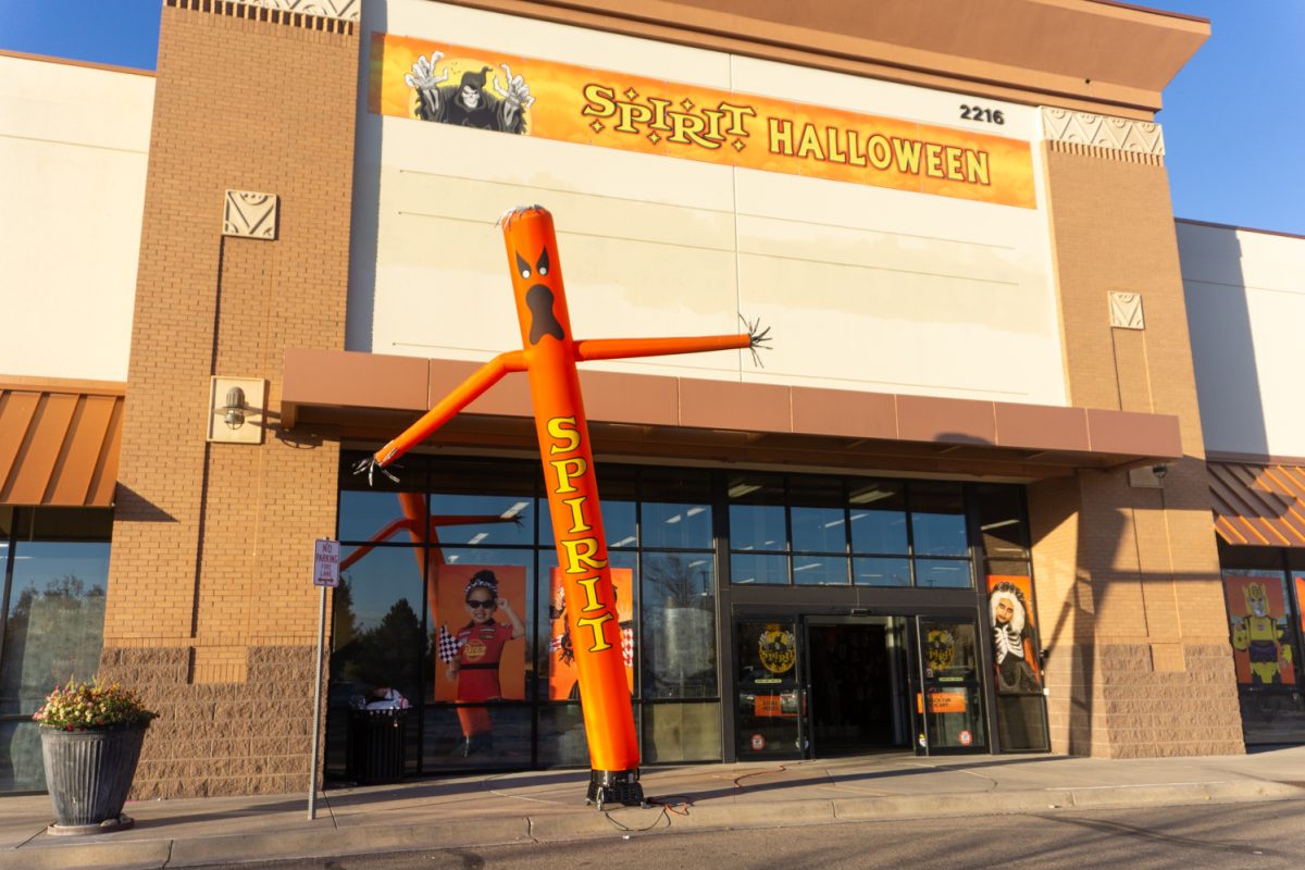 A Spirit Halloween store sits off Harmony Road in Fort Collins Oct. 24. Spirit Halloween is a seasonal chain only open during the Halloween season.