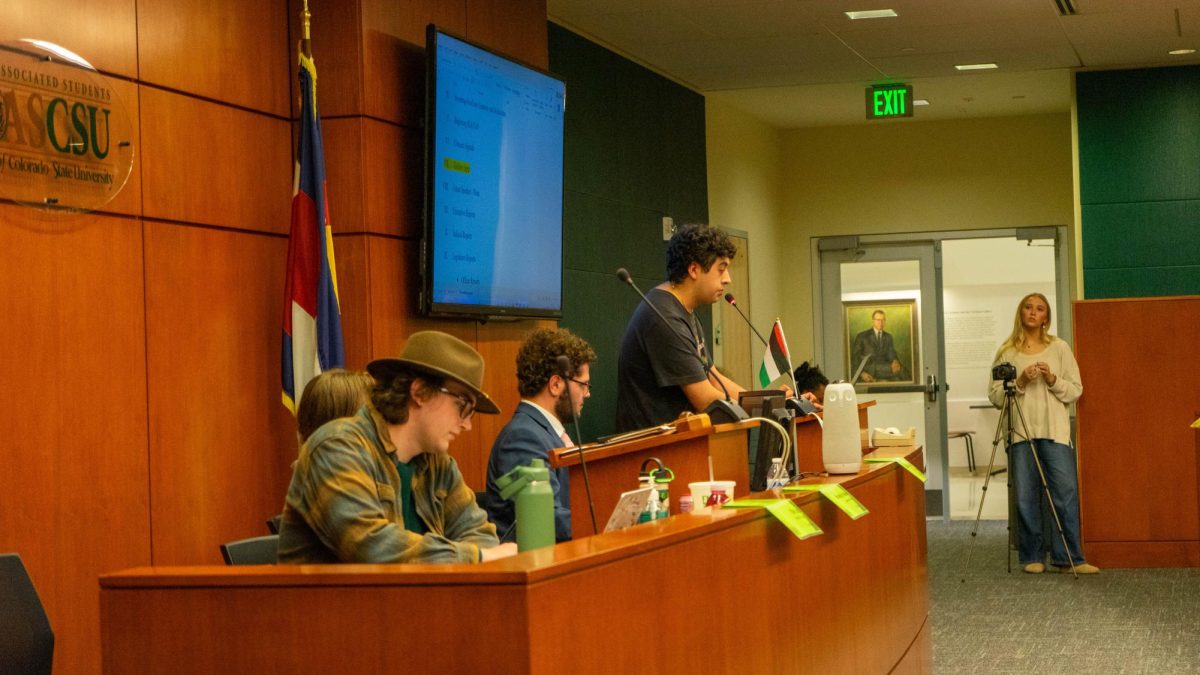 ASCSU Director of Unified Success Ben Gregg speaks during Gallery Input at the Oct. 8 ASCSU Senate Session. "I've always thought that to ignore the cries of the oppressed is to become a voice for the oppressor," said Gregg. "I've seen what it looks like firsthand when good people don't stand up for what they believe in. I've seen comfort and convenience outweigh courage. I've seen the walls go up and voices shut down. So I say this now to anyone who thinks their silence protects them, to anyone who believes doing nothing is harmless, your silence is a weapon, and your inaction has consequences."