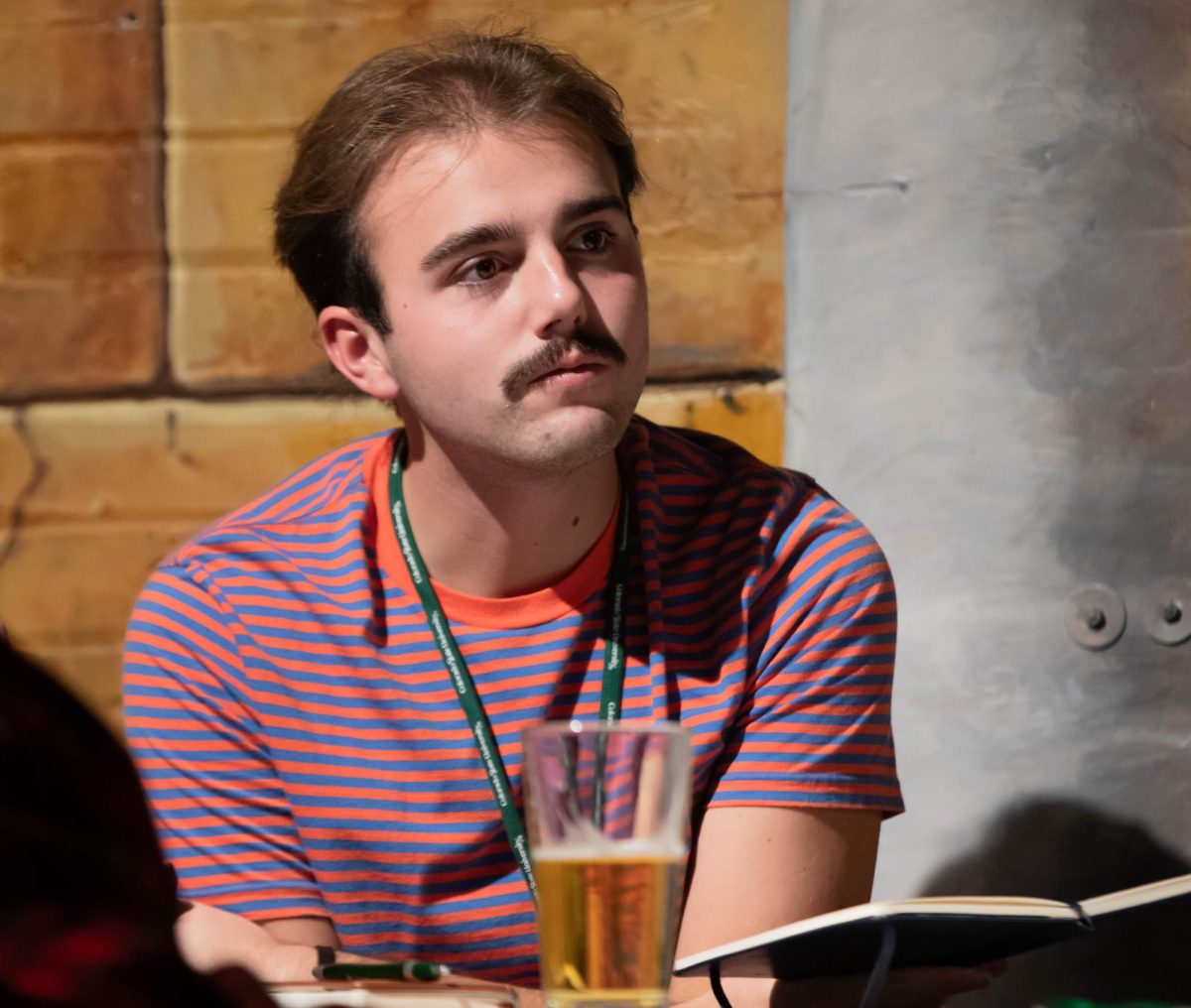 Participant of the Ballot Forum at Avogadro's Number Bar in Fort Collins Colorado, Oct. 15.