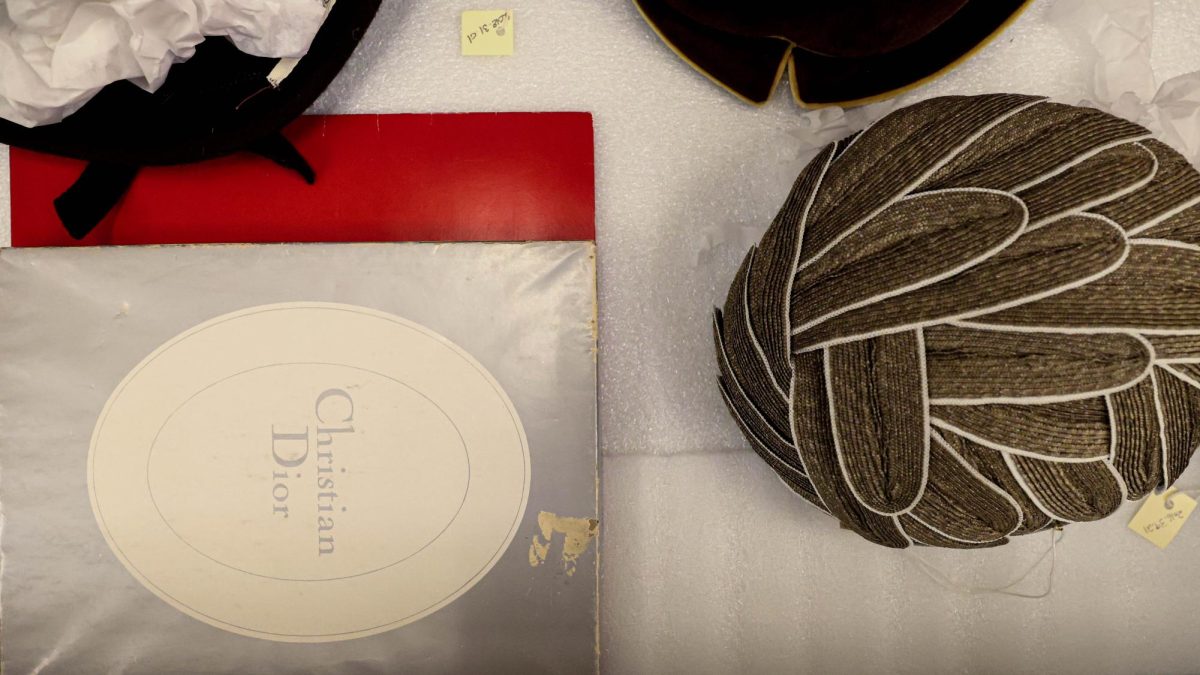 Designer work, including Christian Dior, is housed in the Avenir Museum of Design and Merchandising Oct. 5. Donations of books, hats and apparel are open to the public to view during tours.