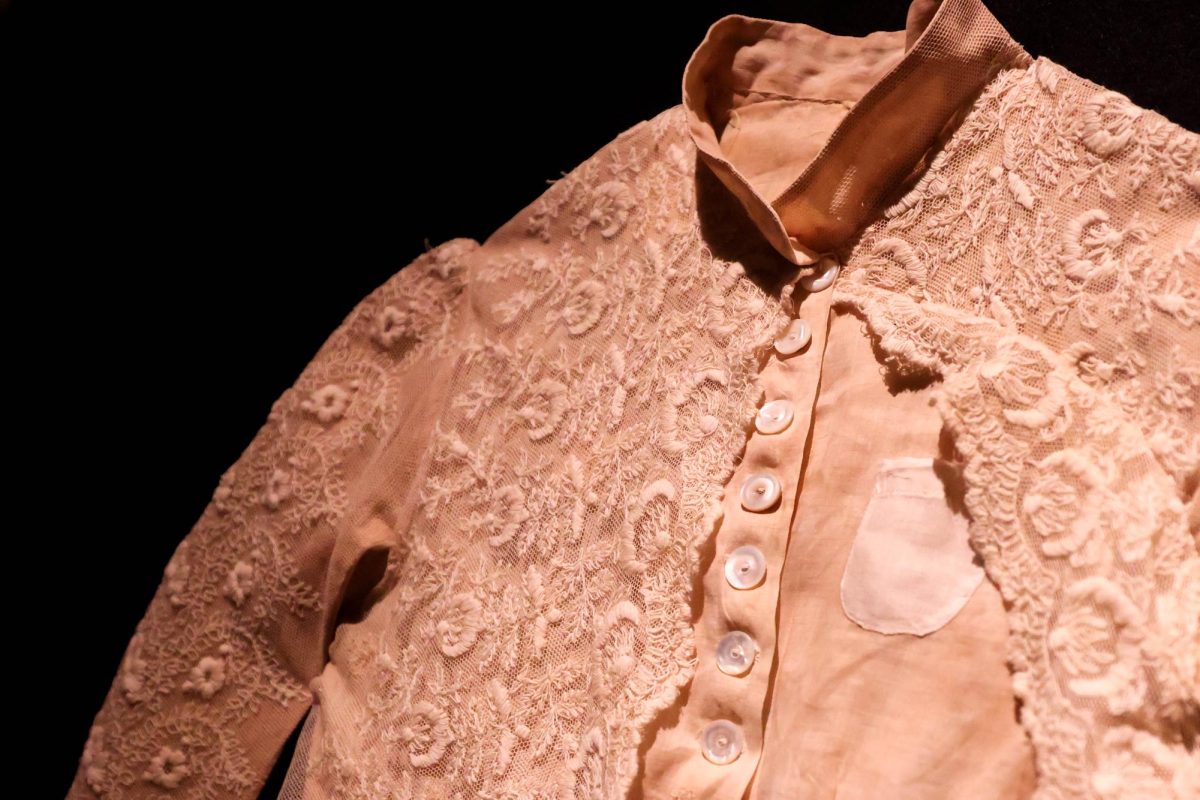 The Avenir Museum displays the ‘Thanks! It has pockets’ gallery, pulling this piece of apparel that showcases a small pocket that was added to the garment after it was originally produced. The team at the Avenir, while they do not know who designed the piece, believes it to be dated in the 1930s,  Oct. 5. 