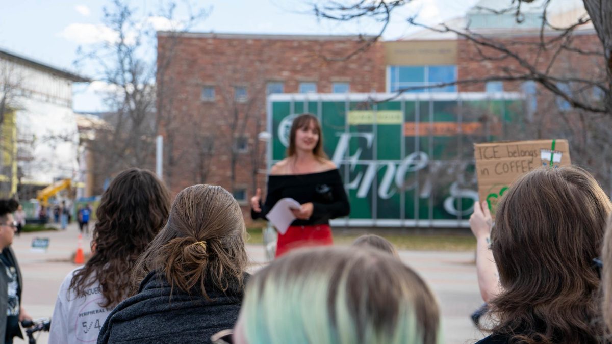 A group of CSU students attend the Student Mass Assembly hosted by The United Front, a collaboration of Students for Justice Palestine, CSU Young Democratic Socialists of America, CSU Students for Emancipation and Social Liberation and The People United CSU and CSU Young Dems. The protest called for revised free speech policies, freedom in Palestine, and resistance from CSU against current federal directives. 