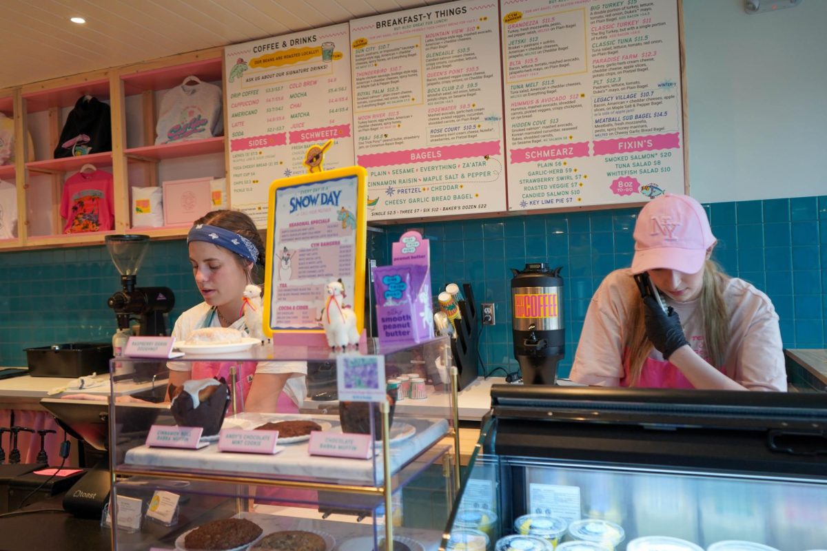 Avery Ancell takes orders at Call Your Mother Deli Dec. 12. The popular east coast-based bagel place opened their Fort Collins location Oct. 27. 