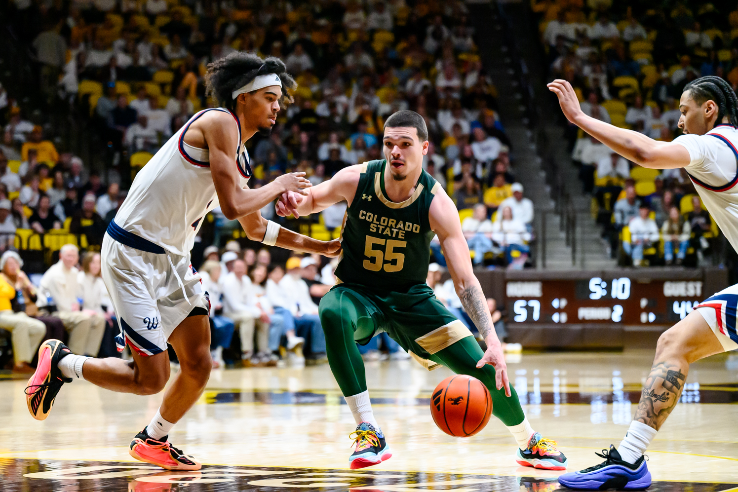 Gallery: CSU men's basketball leaves Bronze Boot with University of Wyoming