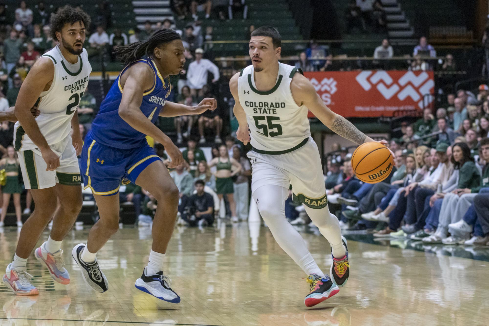 Gallery: CSU men's, women's basketball dominates in Moby Arena