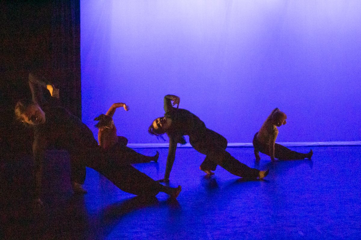 Dancers from the company Animus Movement II rehearse a piece titled, "Maybe We’ll See," during a dress rehearsal of Colorado State University Dance’s Body/Speak: Dance Community Collaboration in the University Dance Theatre Feb. 20. Co-directed by Susie Garifi and Julia Cooper, this dance concert hosts companies and choreographers from Colorado and Wyoming with the goal of building networks in the local dance community.