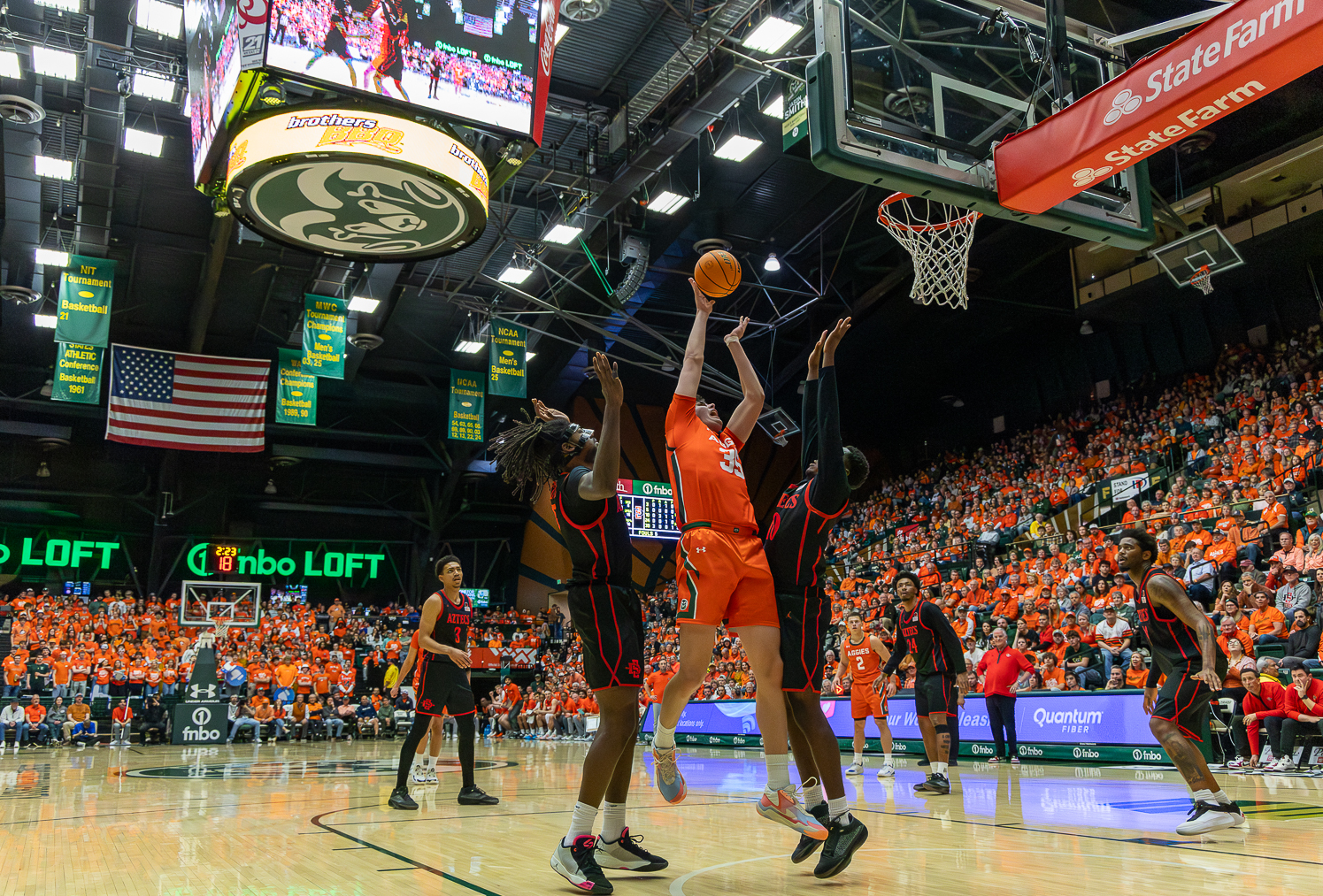 Gallery: CSU men's basketball hits stride against SDSU