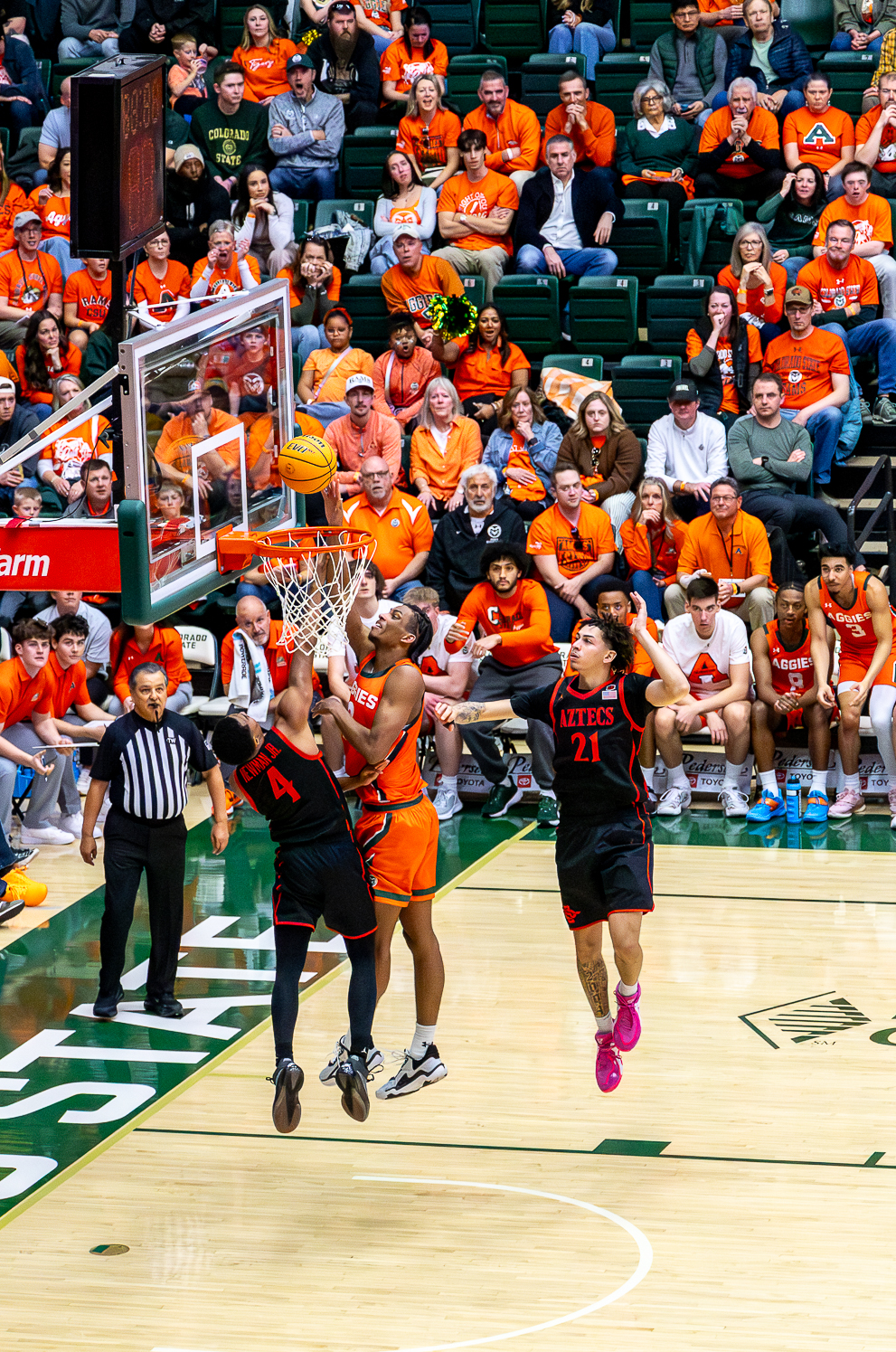 Gallery: CSU men's basketball hits stride against SDSU