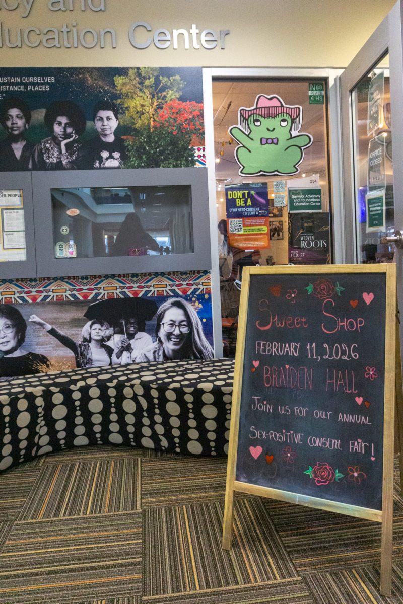 The Survivor Advocacy and Foundational Education (SAFE) Center advertises for their annual Sweet Shop event Feb 10. The SAFE Center provides resources for survivors as well as Foundational Education Programs that are open to all.