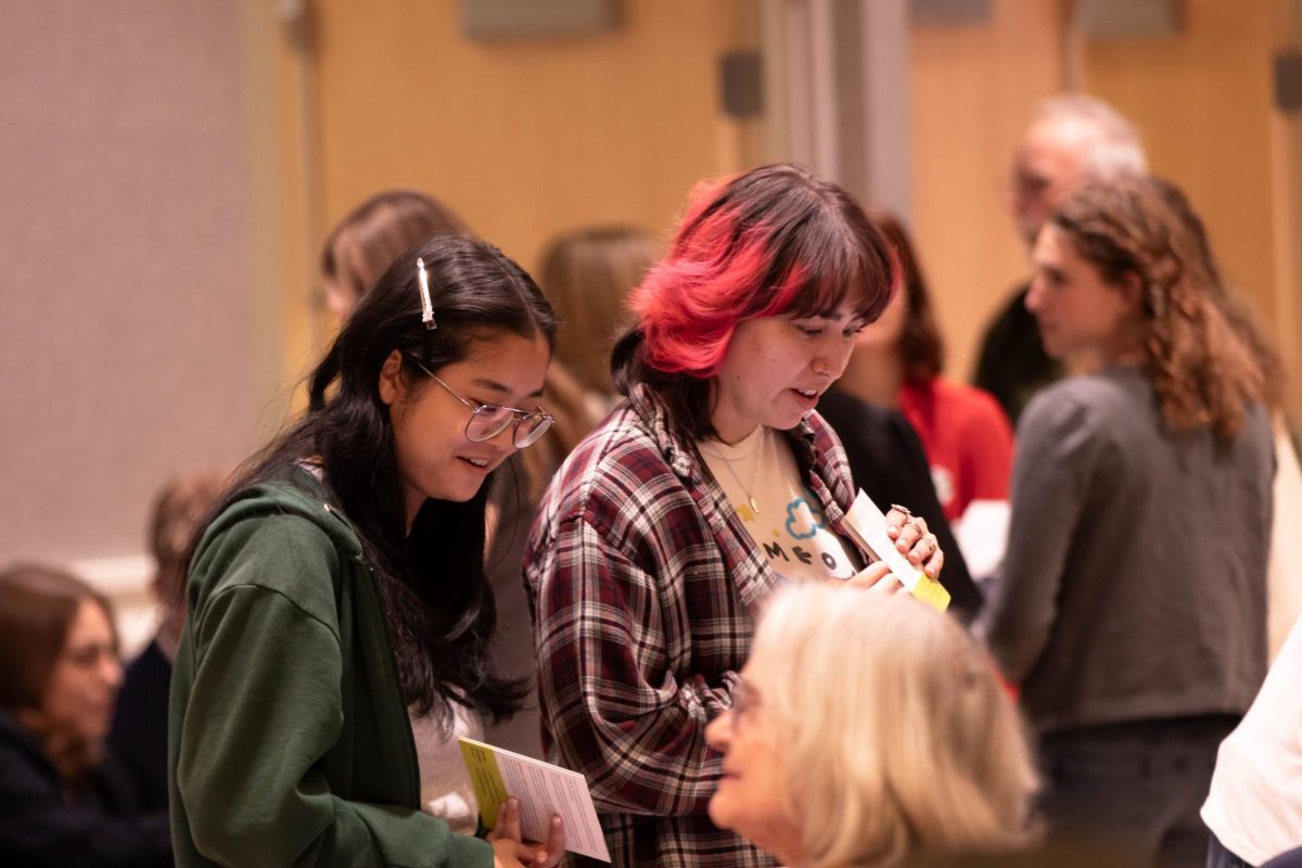 Students engage with organizations during the Civic Engagement Fair at Colorado State University at the Lory Student Center, March 9.