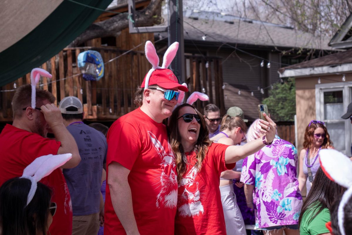 Particpants prepare to kickoff Big Deal Marketing company's Easter Keg Scavenger Hunt at Avogadro's Number bar on March 28.