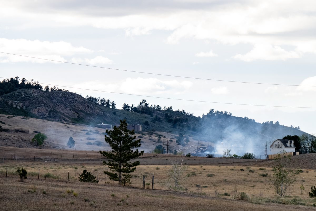 Smoke from a nine-acre fire first identified in a subdivision of the Pond neighborhood April 23. Poudre Fire Authority worked with the Larimer County Sheriff's Office and other surrounding departments to sucessfully contain the fire.