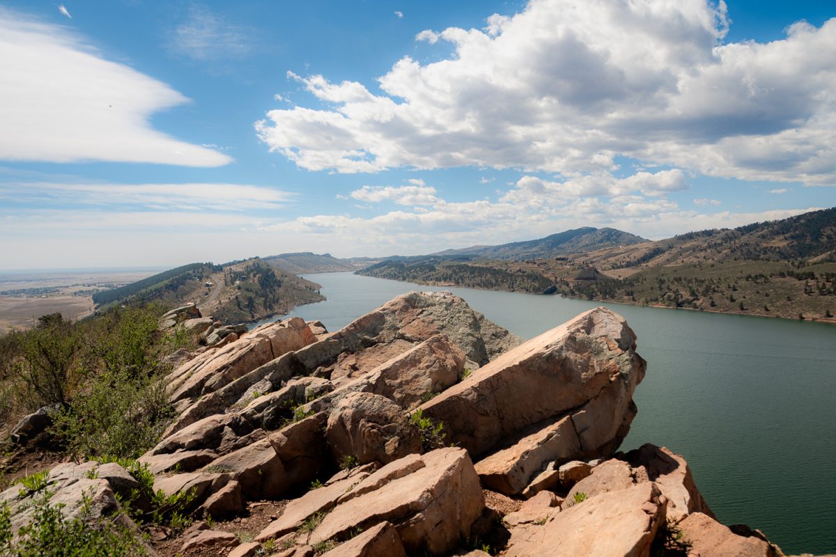Horsetooth reservoir April 11.