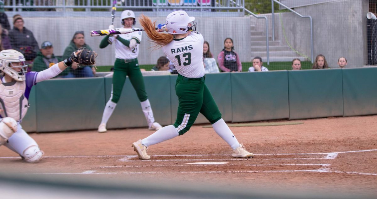 Madi Eslinger bats during game against Grand Canyon University on April 30.