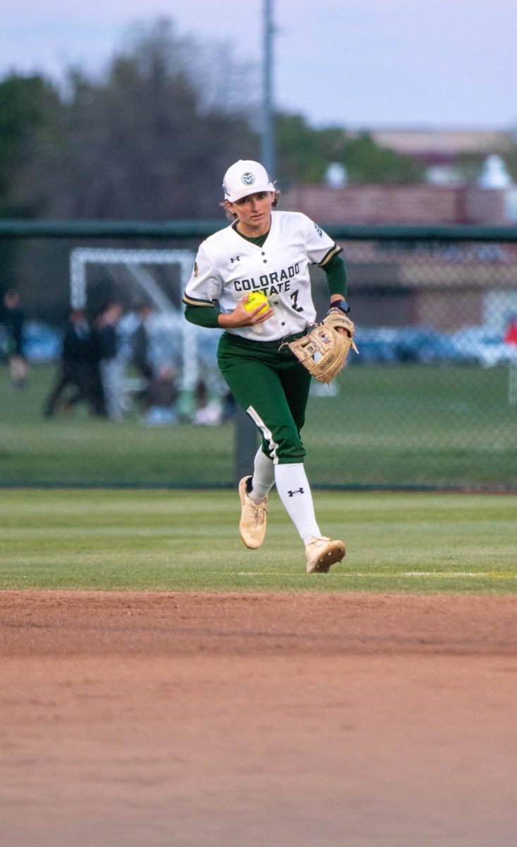 Jac Smith runs with the ball during game against Grand Canyon University on April 30.
