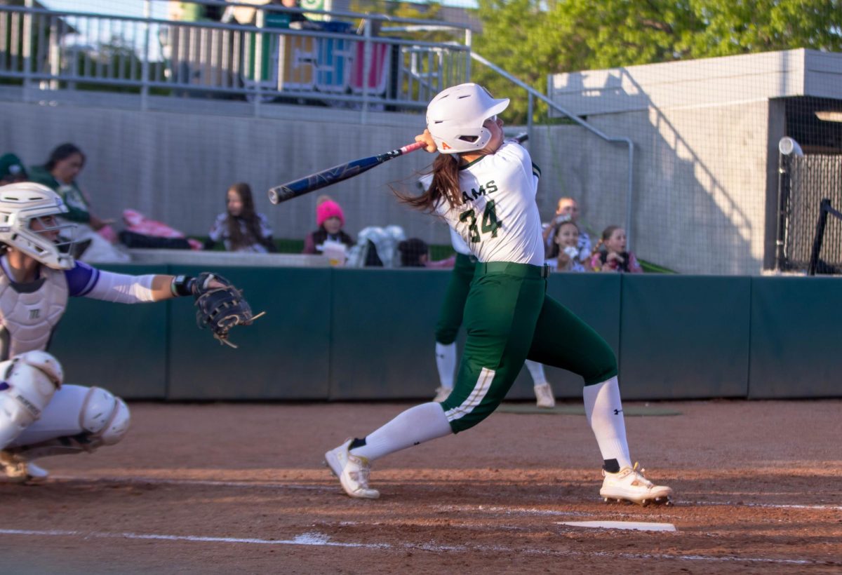 Abby Edwards bats during game against Grand Canyon University on April 30.