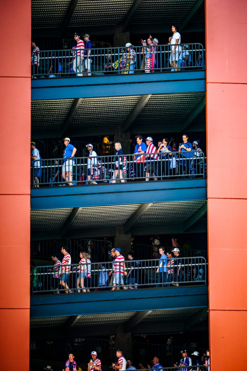 FIFA World Cup 2026 attendees file out of Seattle Stadium after the United States group match against Australia June 19. Four group matches and two knockout matches were played in Seattle, each drawing large crowds inside and outside the stadium. 