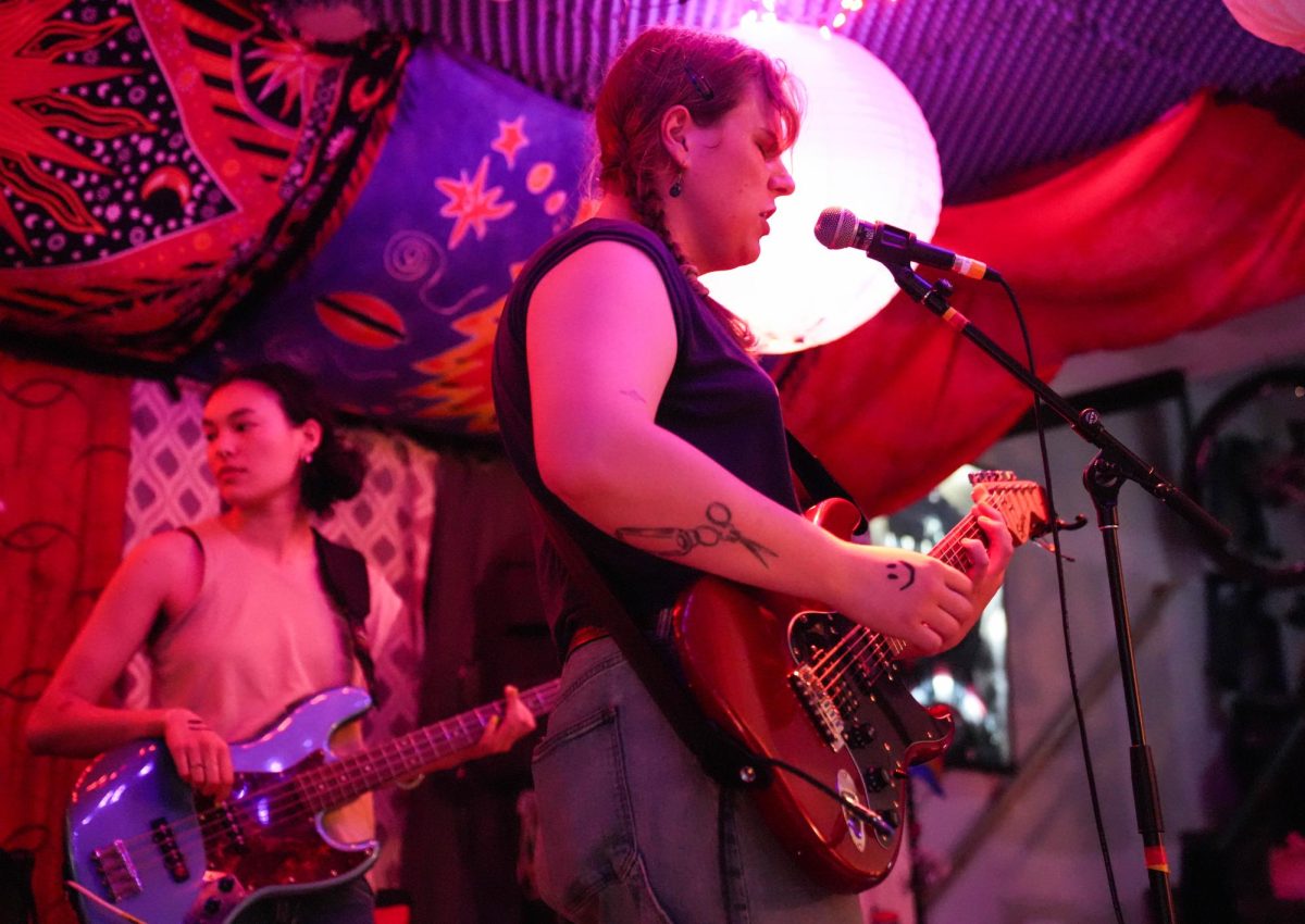 Local Fort Collins band Bobby's lead singer Wesley Anne sings during the band's second song of the night July 5. 