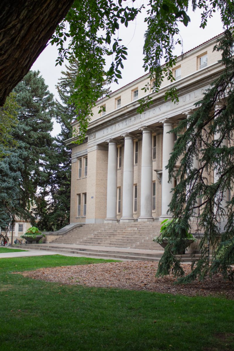 The Colorado State University Administration Building Sept. 14. 