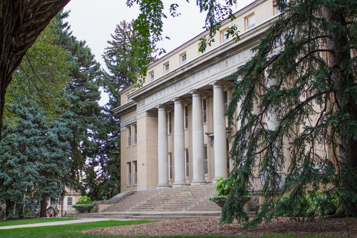 The Colorado State University Administration Building Sept. 14. 